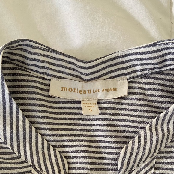 Pinstripe Peplum - Picture 2 of 3